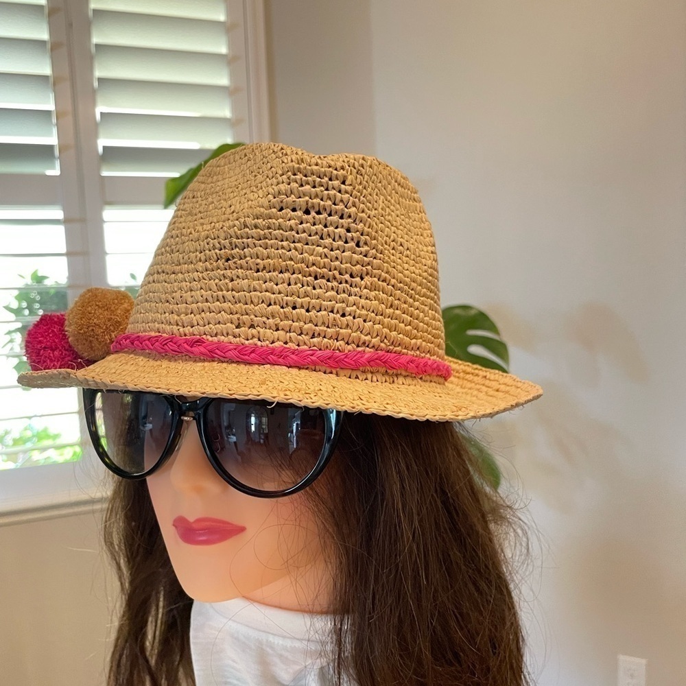 Talbots hat with bon bon - Picture 5 of 6